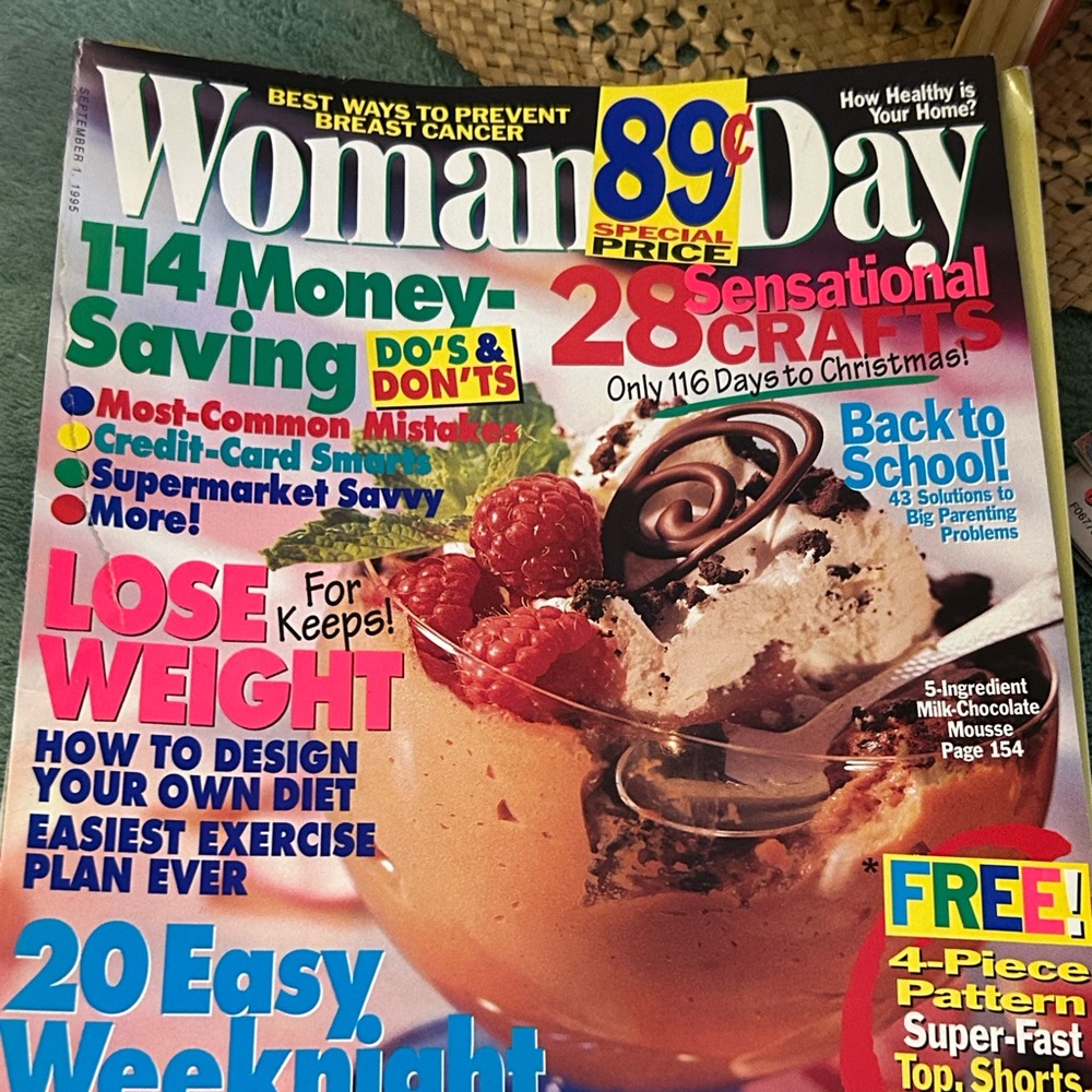 Vintage Woman’s Day magazine. September 1995 edition